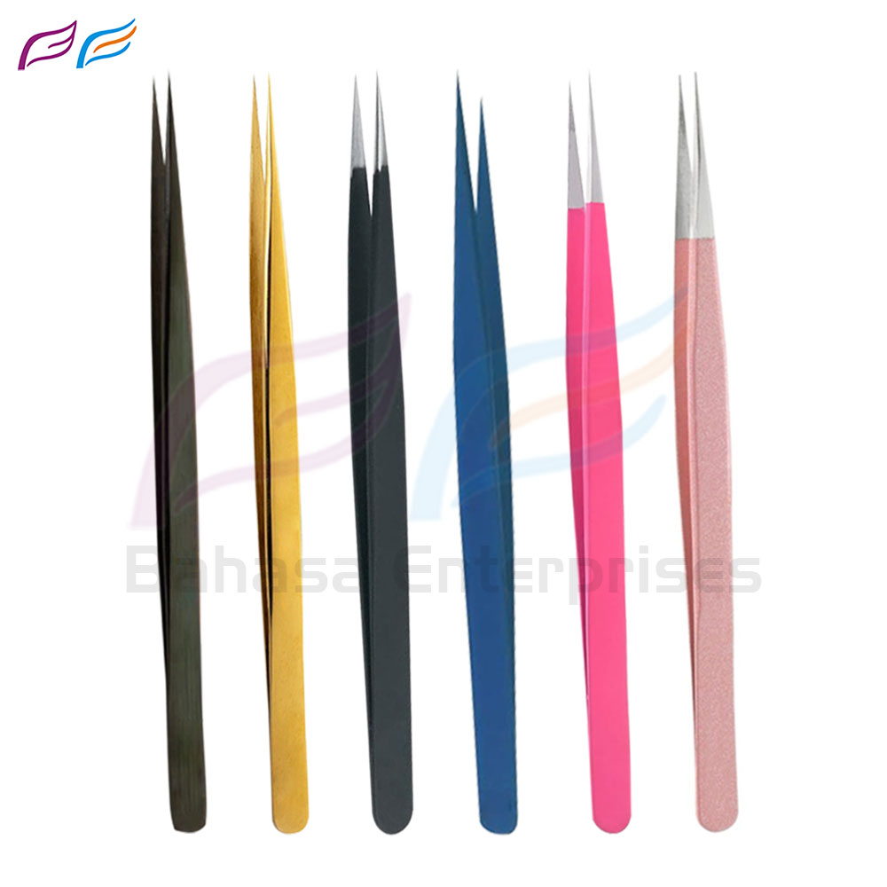 Slim Straight Eyelash Tweezers